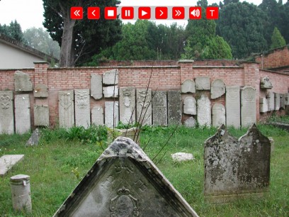 The Jewish Cemetery, Venice, as featured in one of Museum Planet's iPad tours