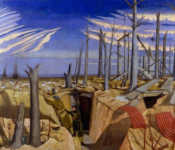 John Nash, Oppy Wood, 1917. Evening