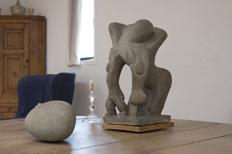 House extension, upstairs , showing H. Gaudier-Brzeska's Caritas (1913).   Kettle’s Yard,  University of Cambridge .