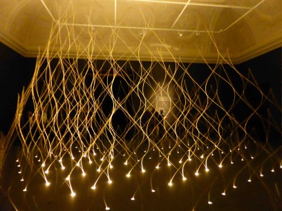 Kengo Kuma, installation at Sensing Spaces at London's RA