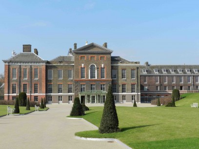 Visitor entrance to Kensington Palace, London. A bit different from your front door?