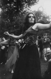 Dennis Hopper, Untitled (Hippie Girl Dancing), 1967. Photograph, 34.29 x 23.37 cm