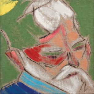 R.B. Kitaj (1932 - 2007) Self-Portrait, 2007 Oil on canvas