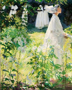 William John Leech (1881-­1968), A Convent Garden, Brittany, c.1913 Photo © National Gallery of Ireland