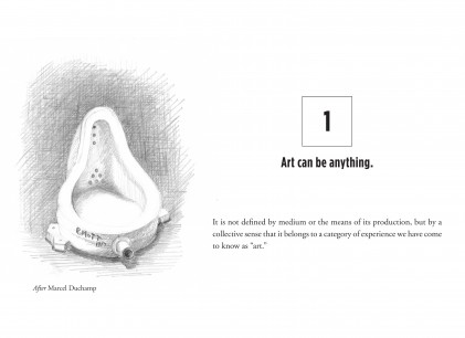 Lesson 1 from  101 Things to Learn in Art School