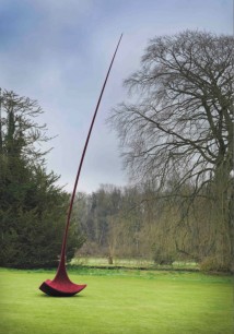 Lucy Strachan, God Rod, Fibre glass, carbon fibre, kelvar, steel 11m x 1.7m  © Steve Russell Studios