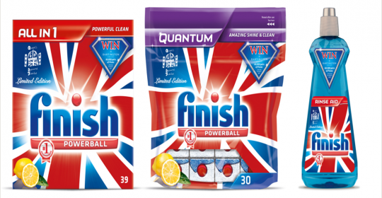 Finish, a brand of dishwasher detergent, scrubs up for the Jubilee