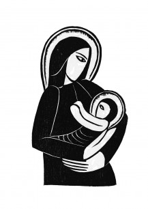 Eric Gill, Madonna and Child, 1919