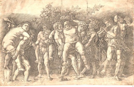 Mantegna, Bacchanal with Silenus (c.1475–80)