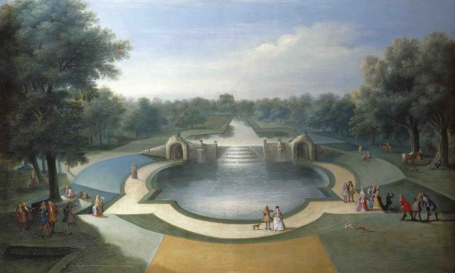 Marco Ricci, A View of the Cascade, Bushy Park Water Gardens, c.1715. Royal Collection Trust / © HM Queen Elizabeth II 2014