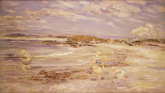 William McTaggart, Machrihanish, Bay Voyach. Oil on Canvas. Courtesy the Fleming Collection