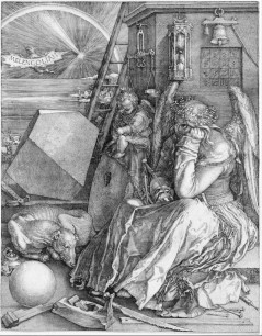 Albrecht Dürer, Melencolia I (1514). Engraving.From Melancholy and Architecture: On Aldo Rossi by Diogo Seixas Lopes