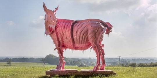 Michael Joo, Doppelganger (Pink Rocinante) (2009), Cass Sculpture Foundation, Goodwood