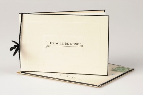 Mourning Card (Thy Will Be Done), c.1930.