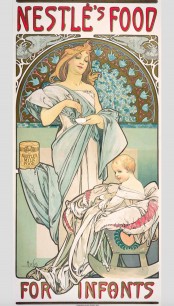 Alphonse Mucha, Advertisement for Nestle's Food © Mucha Trust