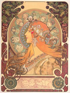 Alphonse Mucha,  Zodiac © Mucha Trust