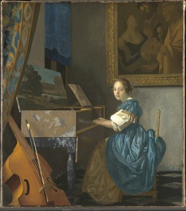 Johannes Vermeer (1632-75), A Young Woman seated at a Virginal  (c.1670-2) © The National Gallery, London