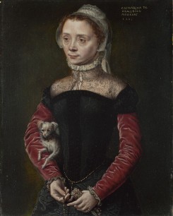 Catharina van Hemessen, Portrait of a Lady, oil on oak, 1551. By kind permission of the National Gallery, London