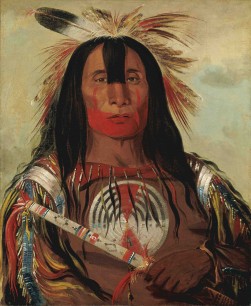 George Catlin, Stu-mick-o-s˙cks, Buffalo Bulls Back Fat, Head Chief, Blood Tribe Blackfoot/Kainai, 1832