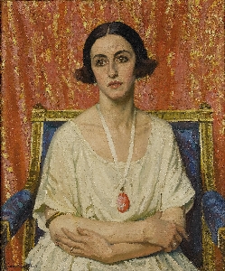 Laura Knight, Lubov Tchernicheva (1921). Courtesy, National Portrait Gallery, London