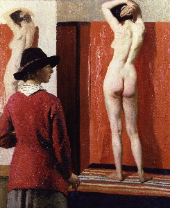 Laura Knight, Self-portrait (1913). Courtesy, National Portrait Gallery, London