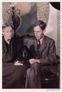 T.S. Eliot and Virginia Woolf by Lady Ottoline Morrell, June 1924 © National Portrait Gallery, London