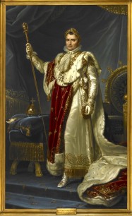 J. B Borely, Napoleon(1813) A huge portrait painted to inspire loyalty & intimidate critics: Napoleon’s power was waning & France was besieged on all sides. It presents Napoleon as France's undisputed ruler. He was defeated in 1814; Borely was never paid