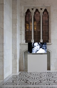 Nina Danino, Communion (2010),  film installation, Marble Chapel, Mount Stuart. Photo  © Keith Hunter and  Mount Stuart Trust