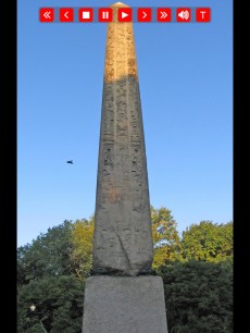 The Obelisk, an ancient Egyptian art treasure, in Central Park, New York