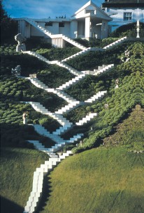 Image of a cascade, from The Universe in the Landscape: Landforms by Charles Jencks