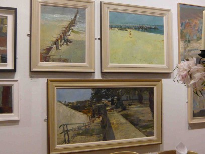 Three paintings by Tom Coates NEAC