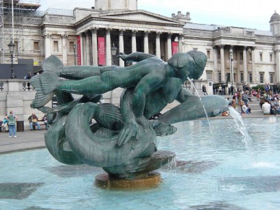 Jellicoe Memorial Fountain, Trafalgar Square (Triton Group), 1937-48