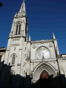 The cathedral of Santiago. Yes, the sky is that blue!