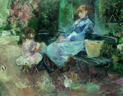 Berthe Morisot La Fable (The Fable), 1883.