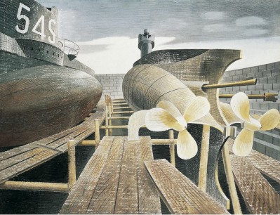 Eric Ravilious, Submarines in Dry Dock