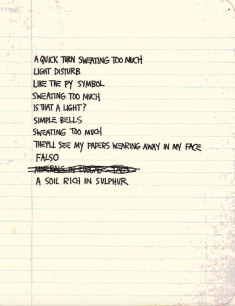 Jean-Michel Basquiat, page 129 of Jean-Michel Basquiat: The Notebooks  Collection of Larry Warsh/© Estate of Jean-Michel Basquiat, all rights reserved/Licensed by Artestar