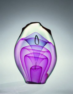 ‘Emergence Four-Stage’, Dominick Labino (1910-87). Hot-worked glass with airtraps, Ohio, United States. ©The Corning Museum of Glass