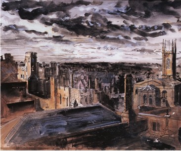 John Piper, The town of Windsor from the Castle 1942