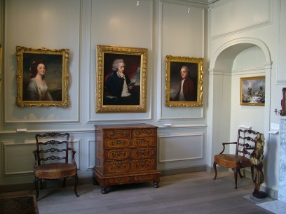 Pallant House, Interior of the historic building