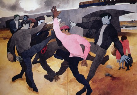 Edward Burra (1905–76), The Straw Man (1963), Pallant House Gallery, Edward Burra exhibition 2011–12,