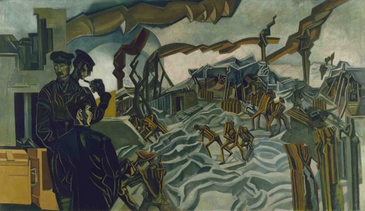 Percy Wyndham Lewis, A Battery Shelled, 1919