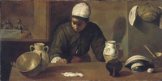 Diego Velázquez (1599-­‐1660) Kitchen Maid with the Supper at Emmaus, c.1617-­1618, Photo © National Gallery of Ireland