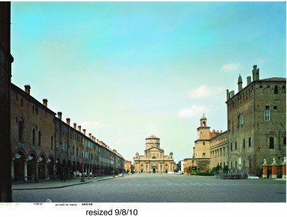 Piazza Grande, now Piazza Martiri, Carpi. Marco Ravenna