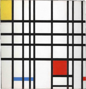 Piet Mondrian, Composition with Yellow, Blue and Red (1937–42) Oil paint on canvas 72.7×69.2cm © DACS, London/VAGA, New York (2014) Courtesy Tate Collection: Purchased 1964