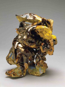 Lynda Benglis, Untitled C, 1993, glazed ceramic, 31.8x21.6x17.8cm. Courtesy of the artist & Cheim & Read Gallery, New York. © Lynda Benglis/Licensed by VAGA, New York