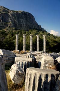 Temple of Apollo, Priene, Turkey. Photo: Henry Matthews