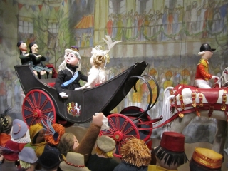 The 1897 Jubilee procession, as depicted in a contemporary puppet show