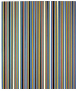 Bridget Riley , Après Midi, 1981.  Oil on linen,  231x197.5cm Private collection © Bridget Riley 2014. All rights reserved. Courtesy David Zwirner, London