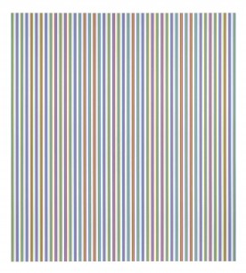 Bridget Riley,  Elysium, 2003/1973.  Acrylic on linen  261x236cm. Private collection. © Bridget Riley 2014. All rights reserved. Courtesy David Zwirner, London