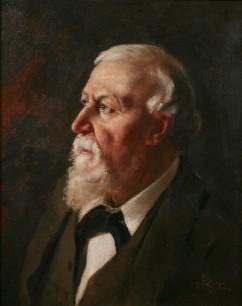 Robert Wiedeman Barrett (Pen) Browning, oil painting by   Euphrasia Fanny Haworth, c.1857